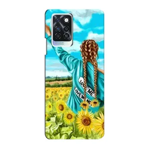 Чехол для Патриота Украины Infinix Note 10 Pro - (AlphaPrint) (Украиночка)