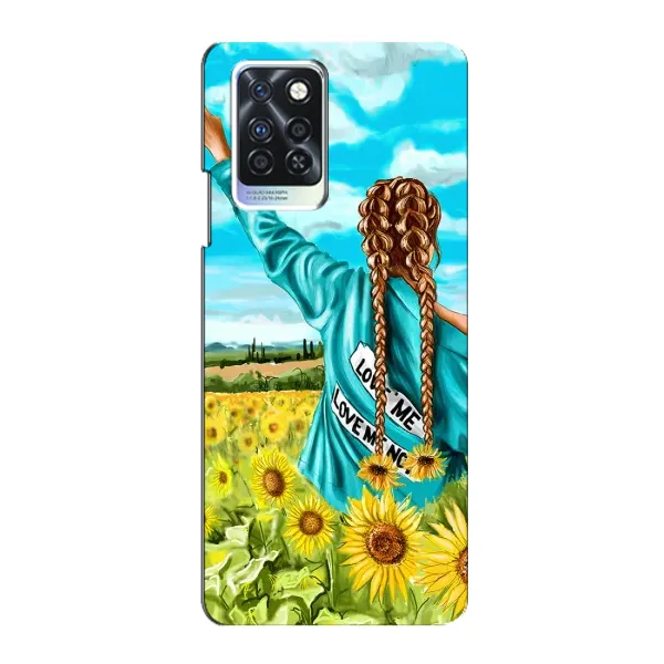 Чохол з принтом «Україночка» для Infinix Note 10 Pro