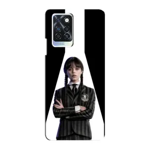 Чехлы Венсдей на Infinix Note 10 Pro Уэнсдей (AlphaPrint) (W-Wednesday)