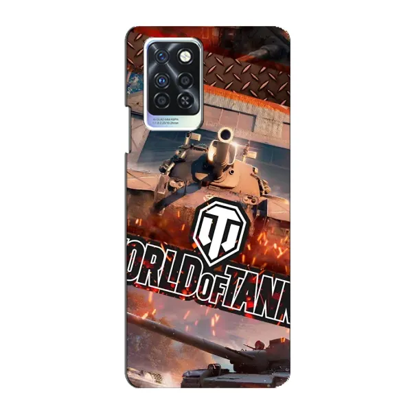 Чехол с принтом «World of Tanks» для Infinix Note 10 Pro