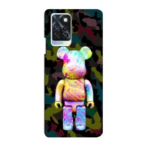 Чехлы для Infinix Note 10 Pro - Bearbrick Louis Vuitton (PREMIUMPrint) (Яркий Bearbrick)