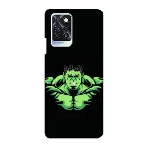 Чехлы с героями Марвел Infinix Note 10 Pro (VPrint) (Зелёный Халк)