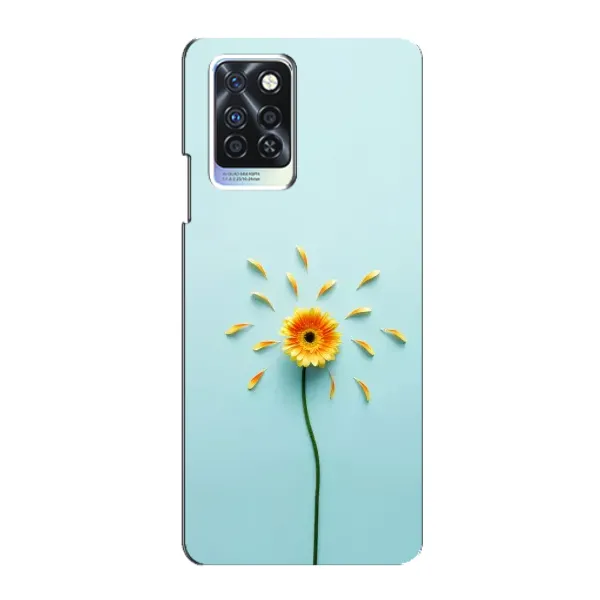 Чехол с принтом «Желтый цветок» для Infinix Note 10 Pro