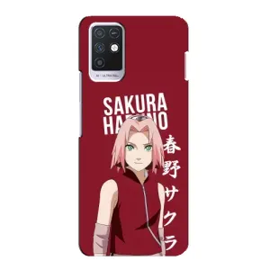 Чехлы Персонажи Аниме Наруто для Infinix Note 10 (AlphaPrint) (Аниме Сакура)