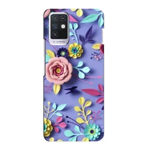 Чехлы с Цветами для Infinix Note 10 (VPrint) (Цветочный дизайн)