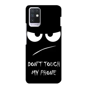 Чехол для Инфиникс Ноут 10 - (AlphaPrint) с печатью (ТОП продаж) (Dont Touch)