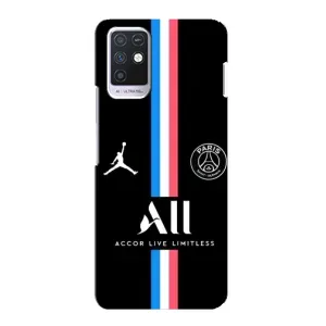 Чехлы PSG для Infinix Note 10 (AlphaPrint) (футболка ПСЖ)