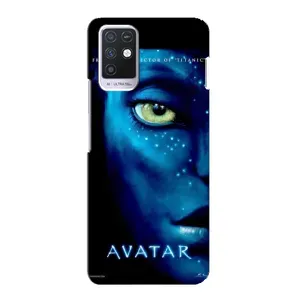 Чехлы с фильма АВАТАР для Infinix Note 10 (AlphaPrint) (глаз Аватара)