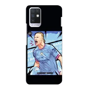 Чехлы с футболистом Ерлинг Холанд для Infinix Note 10 (AlphaPrint) (гол Эрлинг Холланд)
