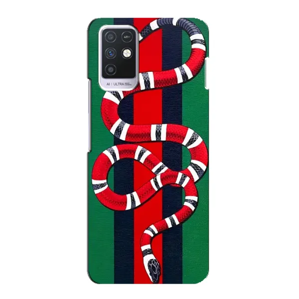 Чехол с принтом «Gucci змия» для Infinix Note 10