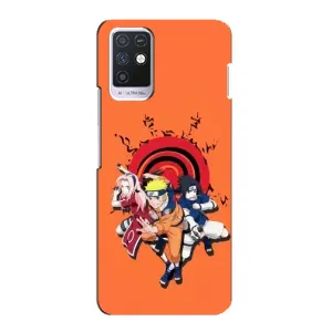 Naruto Anime Чехлы для Инфиникс Ноут 10 (AlphaPrint) (команда Наруто)