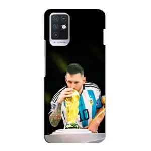 Чехлы для Infinix Note 10 (Leo чемпион) (AlphaPrint) (Кубок Месси)