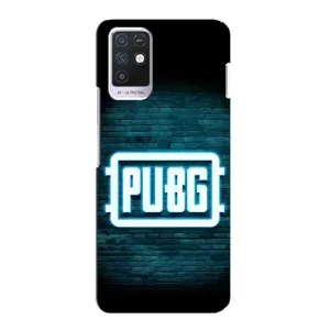 Чехол PUBG для Инфиникс Ноут 10 (AlphaPrint) (Лого PUBG)