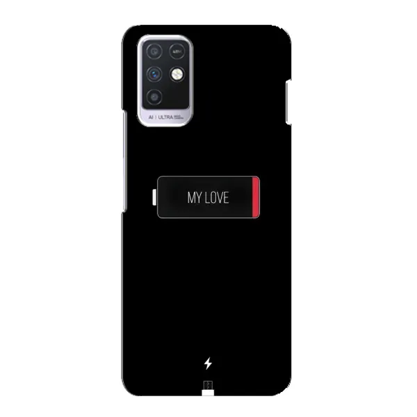 Чехол с принтом «Love battery» для Infinix Note 10 Чехол с принтом «Love battery» для Infinix Note 10