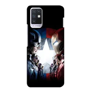 Чехлы с героями Марвел Infinix Note 10 (VPrint) (Марвел стайл)