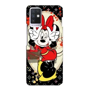 Чехол Disney Mouse Infinix Note 10 (PREMIUMPrint) (Минни peace)