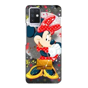 Чехол Disney Mouse Infinix Note 10 (PREMIUMPrint) (Minni с бантиком)