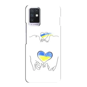 Чехол для Патриота Украины Infinix Note 10 - (AlphaPrint) (Мир Украине)