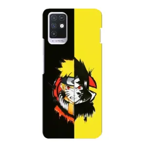 Naruto Anime Чехлы для Инфиникс Ноут 10 (AlphaPrint) (Наруто-Итачи)
