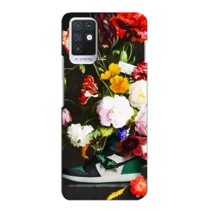 Брендновые Чехлы для Infinix Note 10 - (PREMIUMPrint) (Nike цветы)