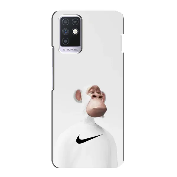 Чохол з принтом «мавпа NFT Nike» для Infinix Note 10