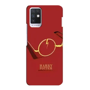 Чехлы с Гарри Поттером для Infinix Note 10 (AlphaPrint) (очки Гарри)