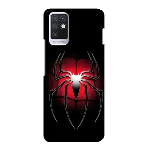 Чехол с человеком пауком для Infinix Note 10 - (AlphaPrint) (Паук марвел)