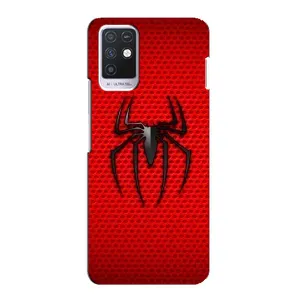 Чехол с человеком пауком для Infinix Note 10 - (AlphaPrint) (Паук Марвел)