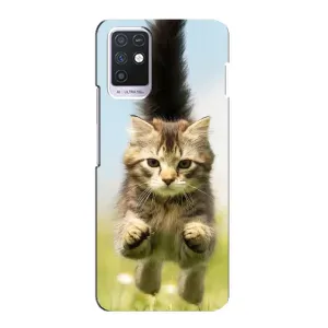 Чехлы с Котиками для Infinix Note 10 (VPrint) (Прыжок кота)