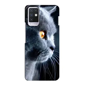 Чехлы с Котиками для Infinix Note 10 (VPrint) (Серый Кот)