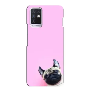 Чехлы с собаками для Infinix Note 10 (VPrint) (Смешная собака)