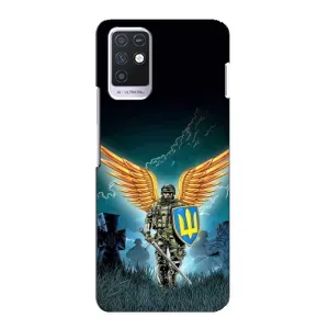 Чехлы с картинкой ЗСУ для Infinix Note 10 (AlphaPrint) (Солдат ЗСУ)