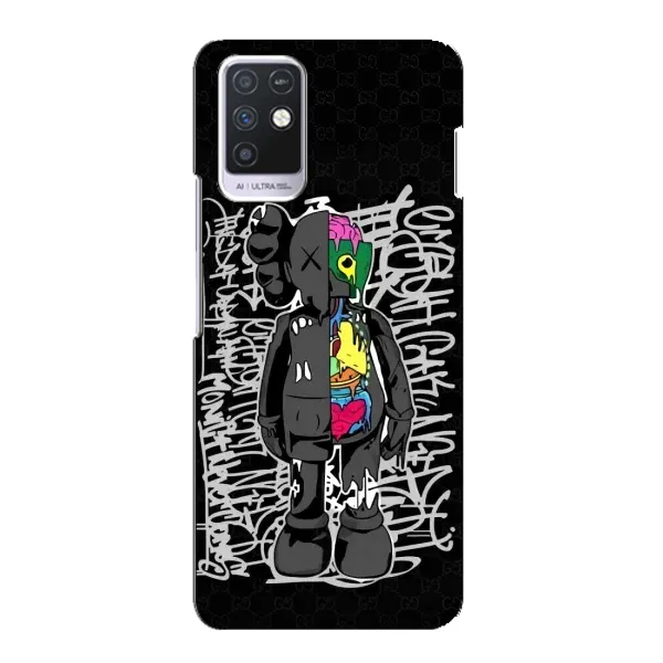 Чехол с принтом «Стиль Bearbrick» для Infinix Note 10
