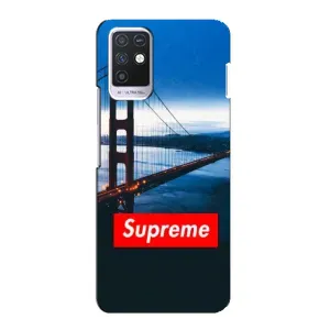 Чехол для Infinix Note 10 с картинкой Supreme (AlphaPrint) (Стиль Supreme)
