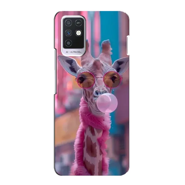 Чохол з принтом «Стильна жирафа» для Infinix Note 10 Чохол з принтом «Стильна жирафа» для Infinix Note 10