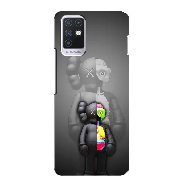 Чехол с принтом «Тело Bearbrick» для Infinix Note 10