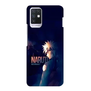 Naruto Anime Чехлы для Инфиникс Ноут 10 (AlphaPrint) (тень Наруто)
