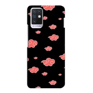 Чехлы Персонажи Аниме Наруто для Infinix Note 10 (AlphaPrint) (Тучки Аниме)
