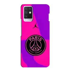 Чехлы PSG для Infinix Note 10 (AlphaPrint) (яркий ПСЖ)