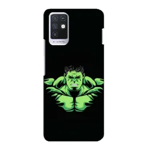 Чехлы с героями Марвел Infinix Note 10 (VPrint) (Зелёный Халк)