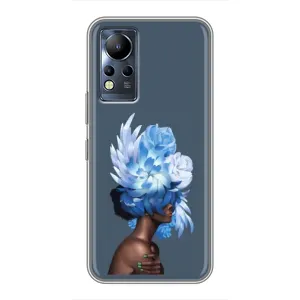Чехлы (ART) Цветы на Infinix Note 11 Pro (VPrint) (Цветы на голове)