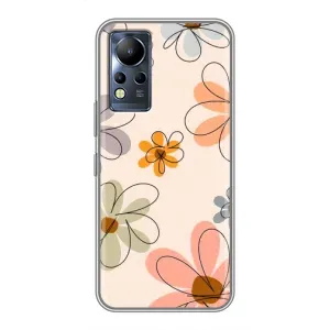 Чохол з принтом «Кольорові квіти» для Infinix Note 11 Pro