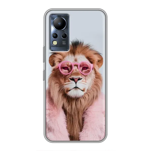 Чехол с принтом «Лев в очках» для Infinix Note 11 Pro Чехол с принтом «Лев в очках» для Infinix Note 11 Pro