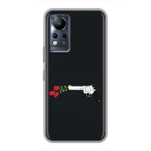 Чехлы (ART) Цветы на Infinix Note 11 Pro (VPrint) (Неожиданные цветы)
