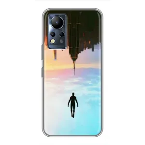 Чохол з людиною павуком для Infinix Note 11 Pro - (AlphaPrint) (Людина павук)