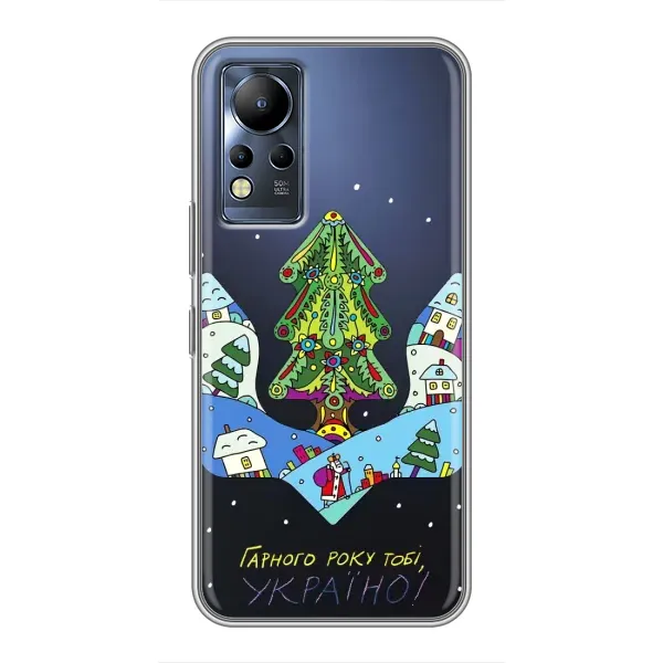 Чехол с принтом «Рождественский герб» для Infinix Note 11 Pro Чехол с принтом «Рождественский герб» для Infinix Note 11 Pro