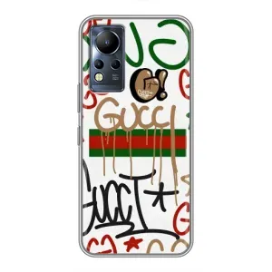 Бренднові Чохли для Infinix Note 11 Pro - (PREMIUMPrint) (Стиль GUUCI)