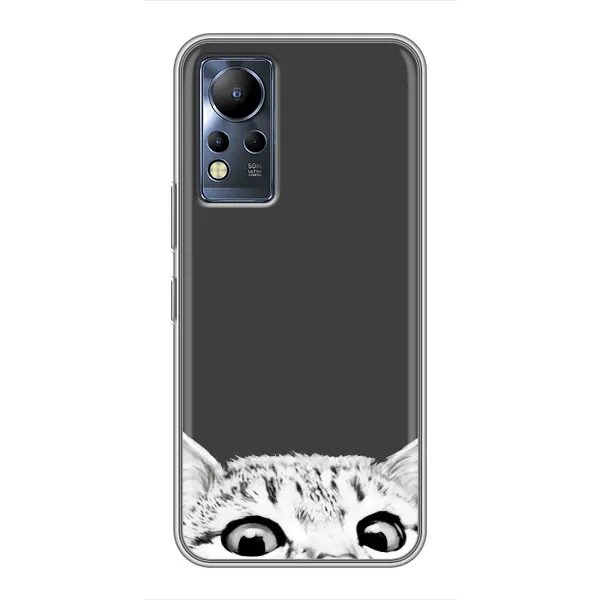 Чехол с принтом «Выглядывает кот» для Infinix Note 11 Pro Чехол с принтом «Выглядывает кот» для Infinix Note 11 Pro