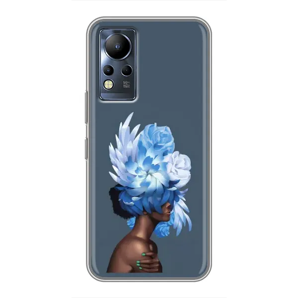 Чохол з принтом «Квіти на голові» для Infinix Note 11