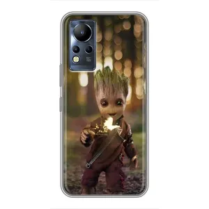 Чехол МАРВЕЛ для Инфиникс Ноут 11 (AlphaPrint) (I am Groot)
